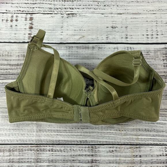 Mamia Lingerie Bra size 34C Olive Green Fit Style Comfort Underwire BR4337P3 - Picture 8 of 9